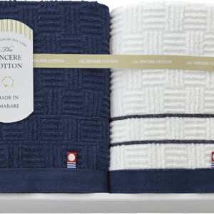 【ラッピング無料】国産 今治 シンシアコットン フェイスタオル 2P S-10200 綿100% 日本製