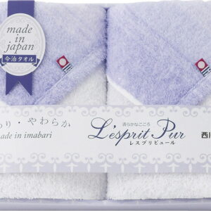 【ラッピング無料】国産 西川 レスプリピュール 今治フェイスタオル 2P TT82253507 綿100% 日本製