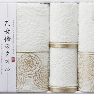 【ラッピング無料】国産 今治タオル 乙女椿のタオル タオルセット IM5020N 日本製 ウォッシュタオル バスタオル フェイスタオル