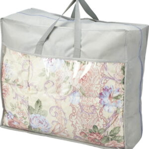 【ラッピング無料】花浪漫 羽根ふとんバッグ入り ピンク HRU-5 10PI 掛け布団