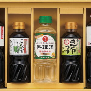 【ラッピング無料】食卓応援バラエティセット SWB-25 サンビシ本醸造しょうゆ 日の出料理酒 ワダカン