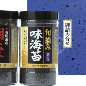 【ラッピング無料】有明海産明太子風味 & 旬摘み味海苔セット YOI-10 海苔 詰め合わせ 有明海産旬摘み味海苔 有明海産明太子風味味海苔