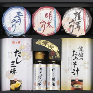 【ラッピング無料】中村孝明監修 調味料 & 和のアソートギフト NKM−DO 佃煮 旅館の おみそ汁 膳工房だし三昧