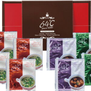 【ラッピング無料】64℃ スープギフト M-S10N 中華わかめスープ 欧風野菜スープ 洋風オニオンスープ