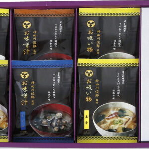 【ラッピング無料】神田川俊郎監修 味和心 お味噌汁･お吸い物･やくみギフト[椿] FKMT-CN 玉子フリーズドライフリーズドライ 和喜薬