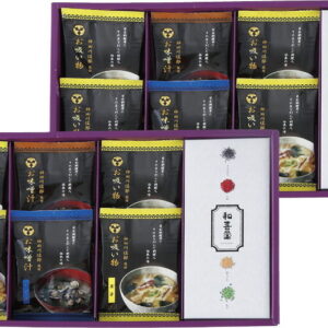 【ラッピング無料】神田川俊郎監修 味和心 お味噌汁･お吸い物･やくみギフト[椿] FKMT-GN 玉子フリーズドライフリーズドライ 和喜薬