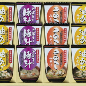 【ラッピング無料】フリーズドライ 「お味噌汁三種の味詰合せ 」 KF-CO