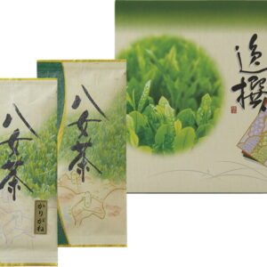 【ラッピング無料】袋布向春園本店 八女茶詰合せ YRT-02 八女煎茶 八女かりがね茶