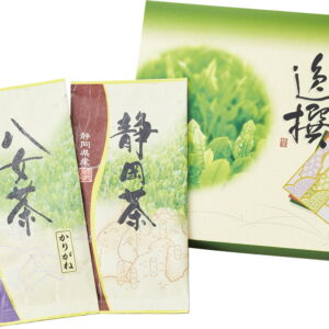 【ラッピング無料】袋布向春園本店 日本銘茶巡り 日本銘茶二都巡り 「翠 」-Midori- KTT-02 静岡煎茶 八女かりがね茶