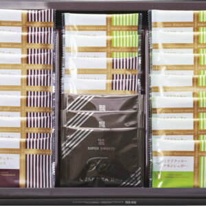 【ラッピング無料】スーパースイーツ 焼菓子 & 紅茶セット SBK-C ベイクドクッキー 紅茶ティーバッグ