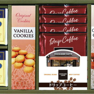 【ラッピング無料】エクセルシオールカフェ ドリップコーヒーセット REX-BO アールグレイ紅茶ティーバッグ モカブレンド クッキー