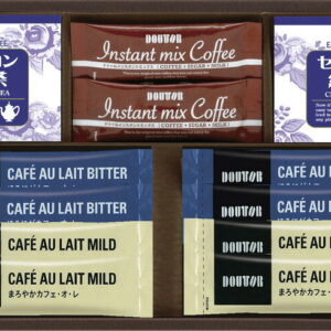 【ラッピング無料】ドトール スティックコーヒー・紅茶コレクション DST-AE ほろにがカフェ・オ・レ まろやかカフェ・オ・レ インスタントミックスコーヒー セイロン紅茶ティーバッグ