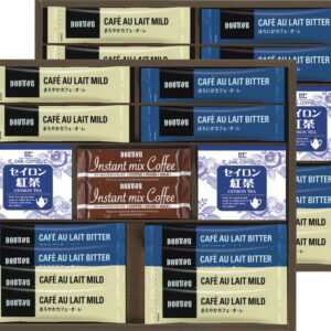 【ラッピング無料】ドトール スティックコーヒー・紅茶コレクション DST-DO ほろにがカフェ・オ・レ まろやかカフェ・オ・レ インスタントミックスコーヒー セイロン紅茶ティーバッグ