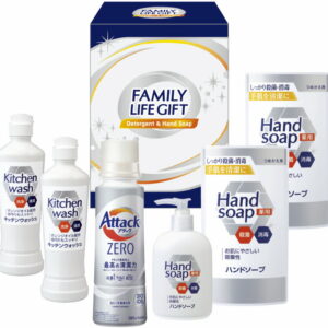 【ラッピング無料】ファミリーライフギフト FMN-30 台所洗剤 薬用ハンドソープ詰替用 アタックZERO 薬用ハンドソープ