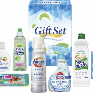 【ラッピング無料】ゼロ洗浄バラエティ洗剤セット ANW-FA クリームクレンザー 花王 アタックゼロ バスマジックリン ライオン チャーミーグリーン オレンジジェルハンドソープ リード 新鮮保存バッグ 洗濯機用クリーナー