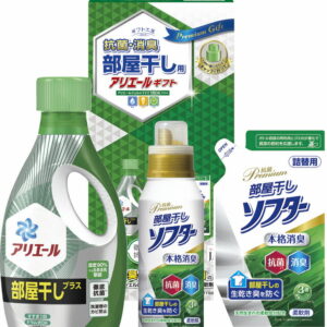 【ラッピング無料】ギフト工房 アリエール 部屋干しギフト HLG-20K P&G ジェル部屋干しプラス 抗菌部屋干しソフター詰替用
