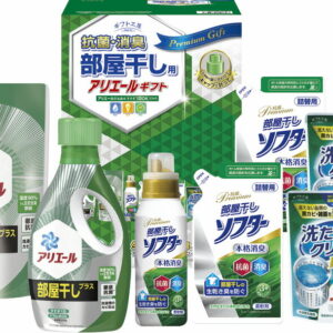 【ラッピング無料】ギフト工房 アリエール 部屋干しギフト HLG-40K 抗菌部屋干しソフター 詰替用 洗たく槽クリーナーNEO P&G アリエールジェル部屋干しプラス詰替用