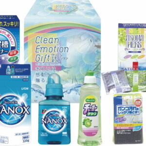 【ラッピング無料】クリーン・エモーションギフト CEG-303 ライオン トップスーパーナノックス詰替用 チャーミーグリーン 洗濯槽クリーナー ハーブエキス配合入浴料 抗菌ナイロンクリーナー