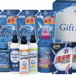 【ラッピング無料】抗菌 & 除菌バラエティセット KJB-80C ライオン トップスーパーナノックス詰替用 洗濯槽クリーナー ハーバルソフター香り長持ち ライオン トップスーパーナノックス ライオン CHARMY Magica ネットスポンジ